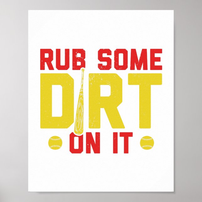 Softball Sport | Mjukbollspelarträningstips Poster (Framsidan)