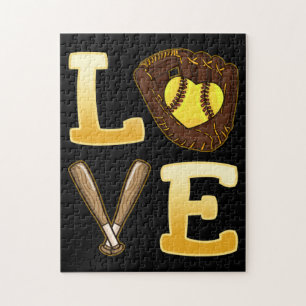 Softball Sports Softball Player Pussel