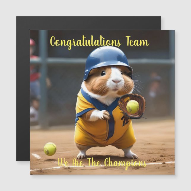 Softball Superstar: Gris Big Game (Fram/baksida)