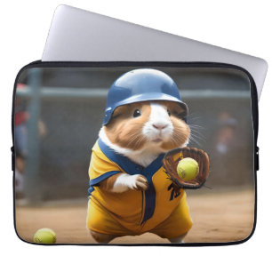 Softball Superstar: Gris Big Game Laptop Fodral