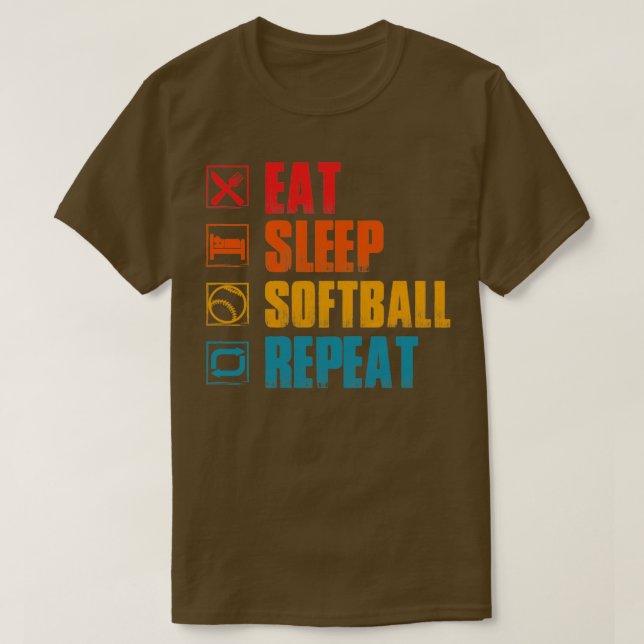 softball t shirt (Design framsida)