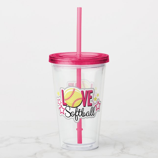 Softball Take Away Mugg (Framsida)