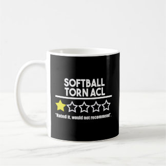 Softball Torn Acl Knee Injury Kom snart Kaffemugg