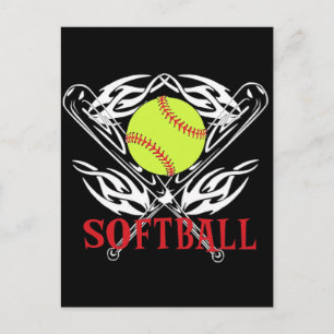 Softball Tribal Vykort