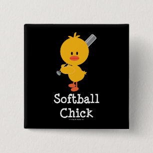 Softballchicken knäppas knapp