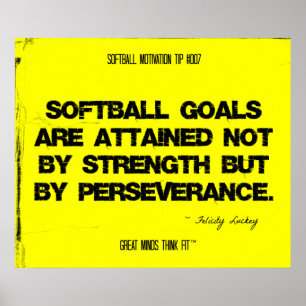 Softballcitationstecken i trådar 007 poster