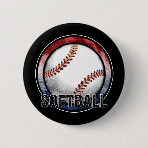 Softballemblemen USA knäppas Knapp