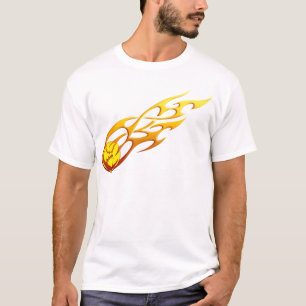 Softballet flammar t shirt