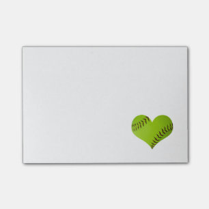 Softballet postar det noterar post-it block