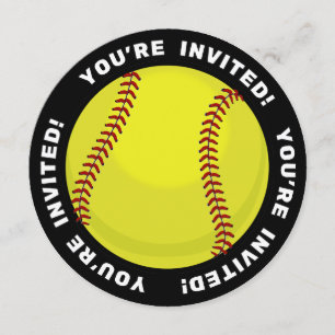 Softballfläkt Inbjudningar