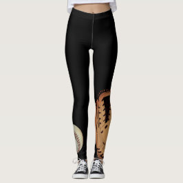 Softballhandske- och bolldamasker leggings