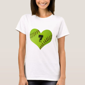 SoftballhjärtaT-tröja T-shirt