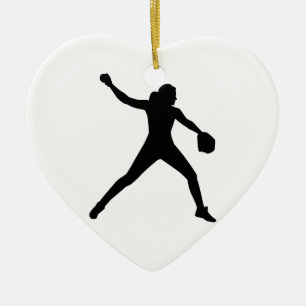 Softballkanna Julgransprydnad Keramik