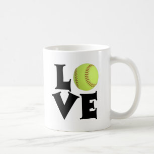 Softballkärlek Kaffemugg