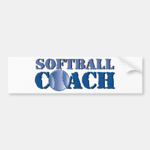 Softballlagledare Bildekal