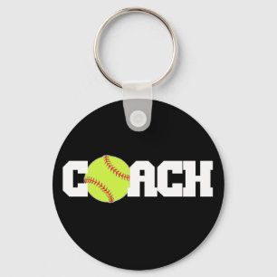 Softballlagledare Nyckelring