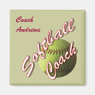 Softballlagledarenamn Magnet