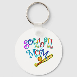 Softballmamma Nyckelring