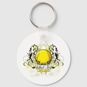 Softballmamma Nyckelring