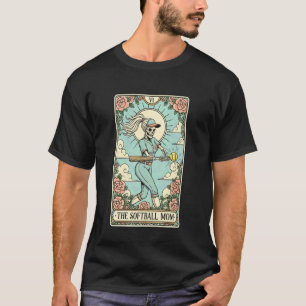 Softballmamma Tarotkort Skelettmamma T Shirt