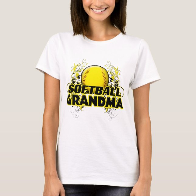 Softballmormor (arg) .png tee shirt (Framsida)