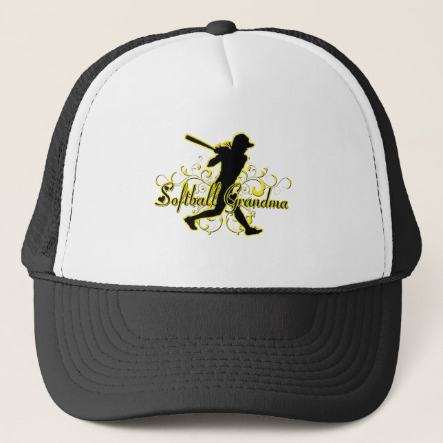 Softballmormor (silhouetten) .png truckerkeps (Framsida)