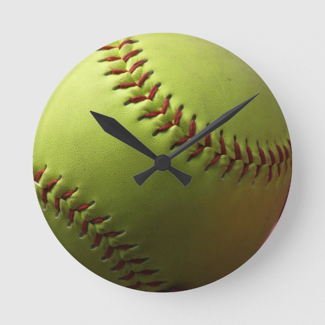 Softballsingel Rund Klocka (Framsida)