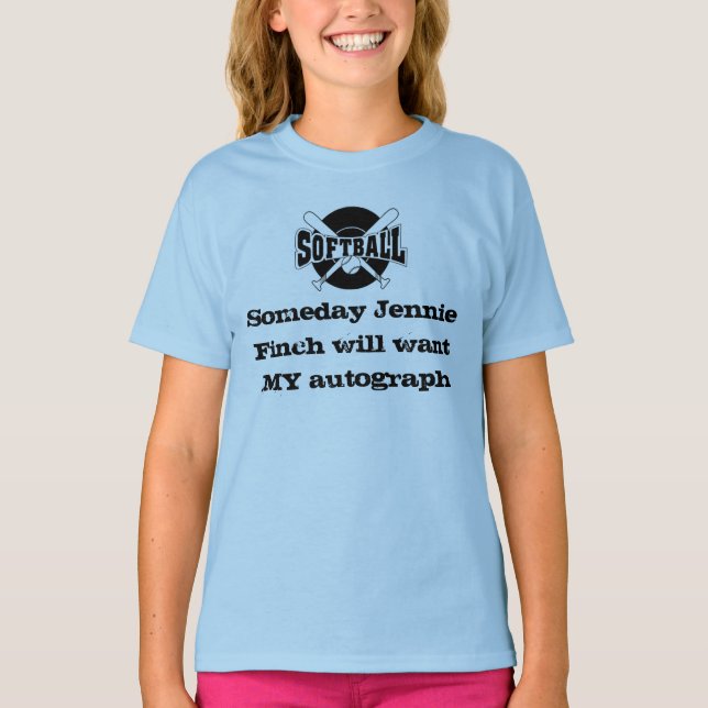 Softballskjorta Tee Shirt (Framsida)