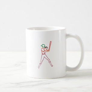 Softballspelare Kaffemugg