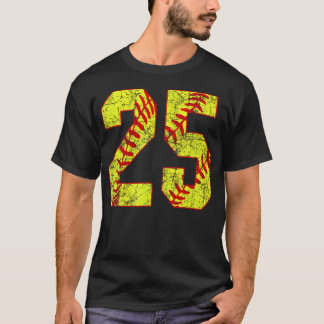 Softboll 25 Snabb Pitch Kärlek Softboll Mamma Favo T Shirt