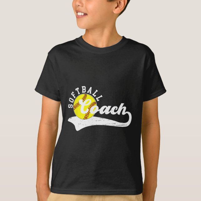 Softboll Coach Softboll Coaching Bästa Softboll Co T Shirt (Framsida)