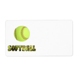 Softboll Etikett Fraktsedel