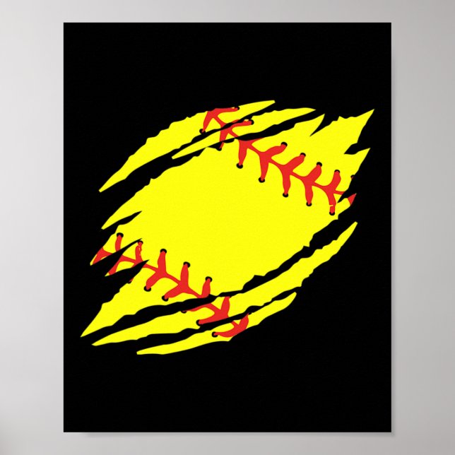Softboll Grafik _1  Poster (Framsidan)