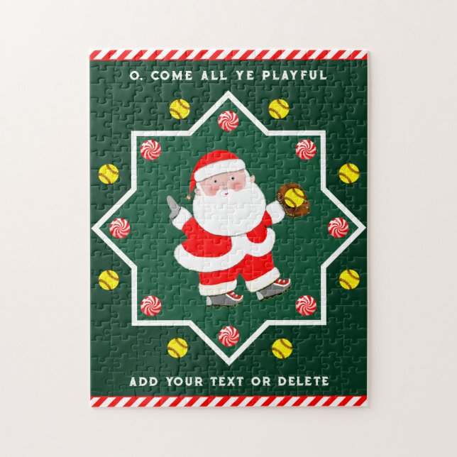 Softboll Julklappar Pussel (Vertikal)