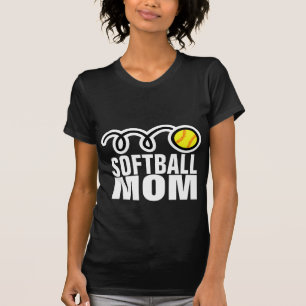 Softboll-mamma t-shirt för kvinnor