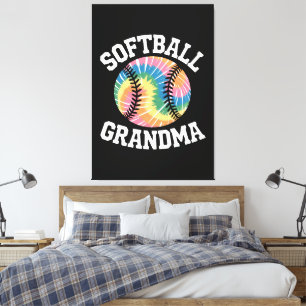 Softboll Mormor Canvastryck