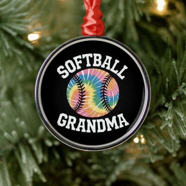 Softboll Mormor Julgransprydnad Metall (Träd)