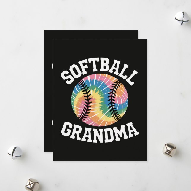 Softboll Mormor Julkort (Fram/Back In Situ)
