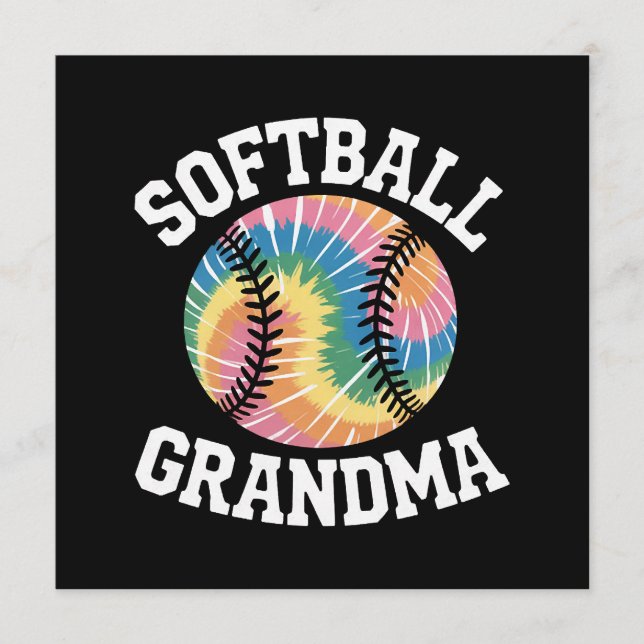 Softboll Mormor Program (Framsida)