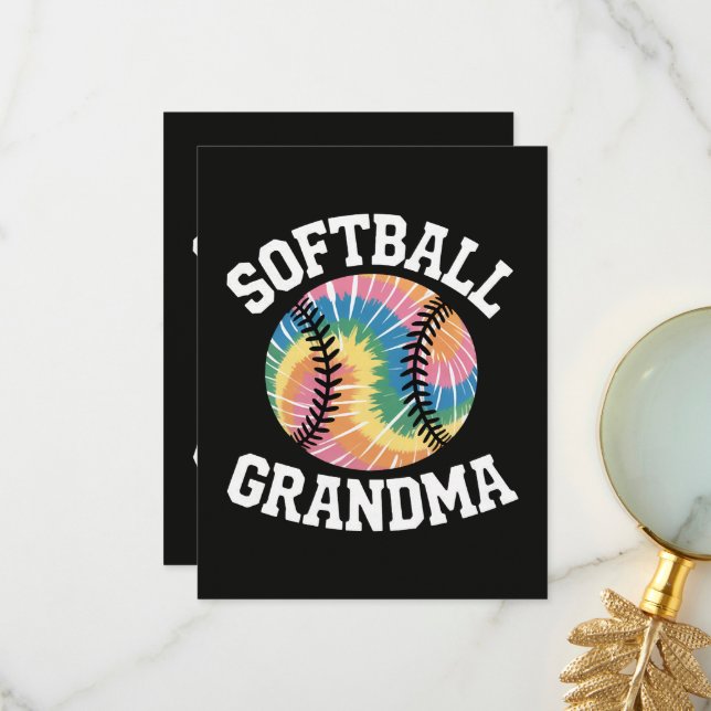 Softboll Mormor Tack Kort (Fram/Back In Situ)