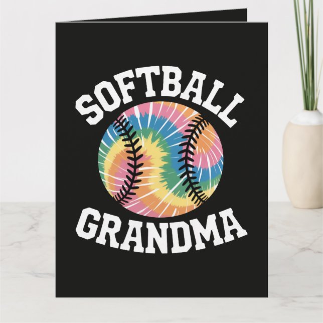 Softboll Mormor Tack Kort (Framsida)