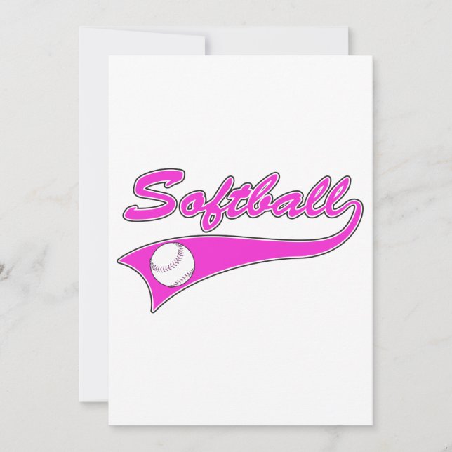 softboll skript text logotyp rosa (Framsida)