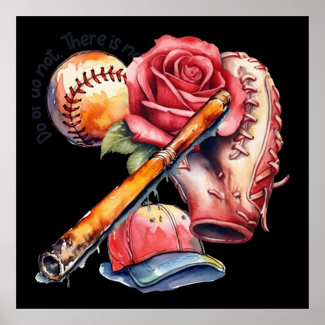Softboll sommar poster (Framsidan)
