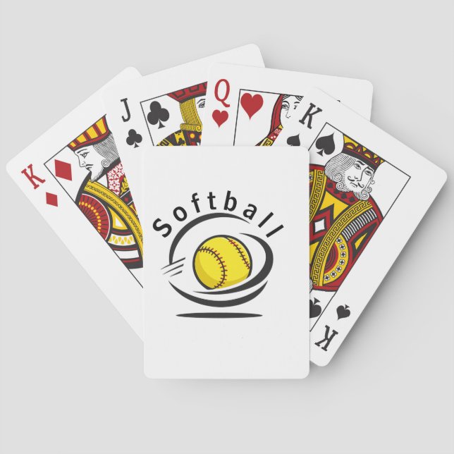 Softbollälskare Casinokort (Baksidan)