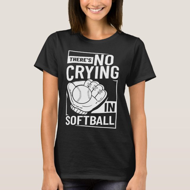 Softbollspelare Team Pitcher Catcher Tränare T Shirt (Framsida)