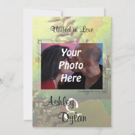 Softbollsport tema Foto Bröllop Inbjudningar