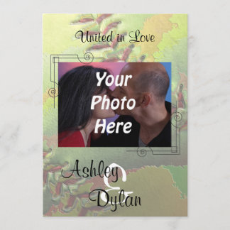 Softbollsport tema Foto Bröllop Inbjudningar