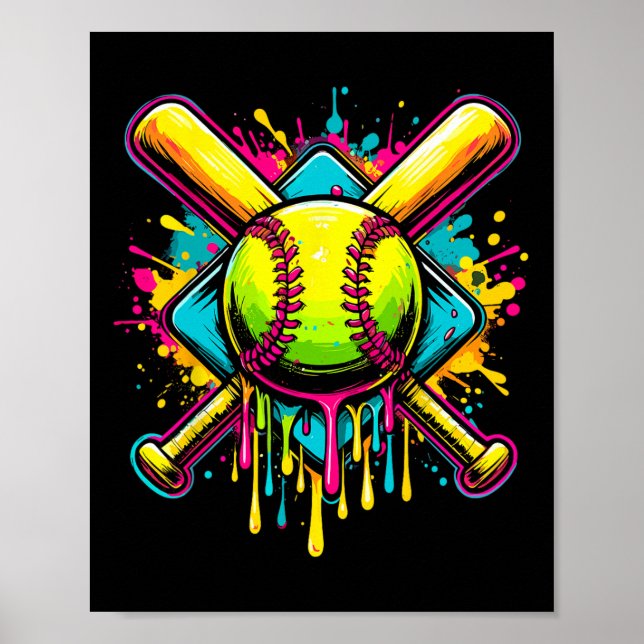 Softll Girl Just A Girl Who Loves Softll  Poster (Framsidan)