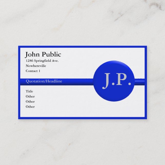 Softproductcards Visitkort (Framsida)