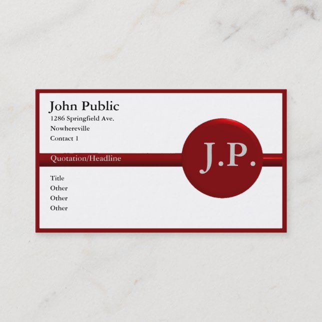 Softproductcards Visitkort (Framsida)